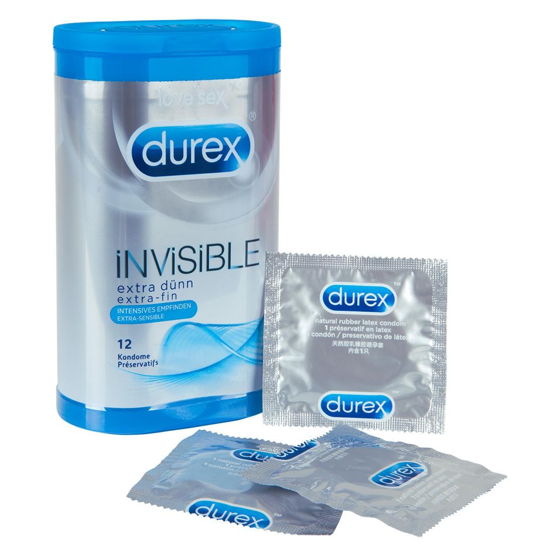  Durex  -  Invisible  extra  dünn  12er  -  Kondome 
