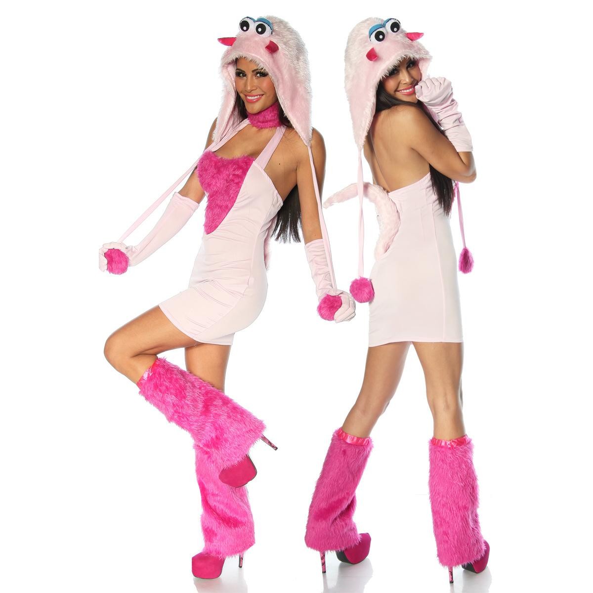  *NL  Sexy  Monster  Kostüm  -  pink/rosa 